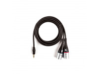 1/8 Inch to Dual XLR Audio Cables D'Addario Adaptador mini-jack para XLR Dual Stereo 1/8 Inch to Dual XLR Audio Cables D'Addario Adaptador mini-jack para XLR Dual Stereo